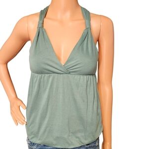 Wm y2k Moss Babydoll Tank Sz S Racerback 90s/00s FAIRYCORE MALLCORE